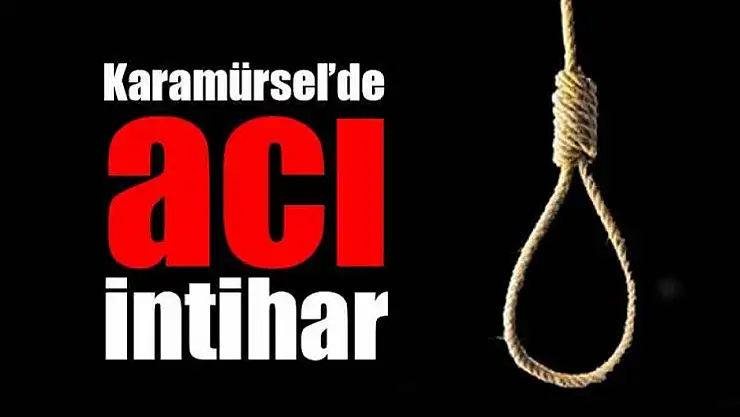 Karamürsel'de yine intihar !
