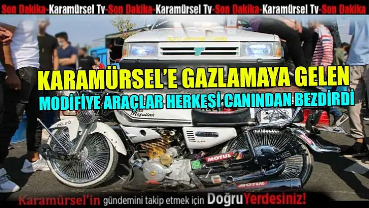 Karamürsel'e gazlamaya gelen araçlar herkesi canından bezdirdi!