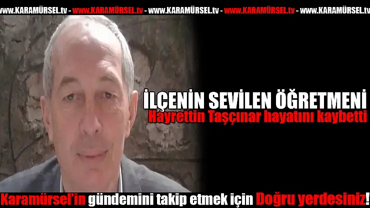 Karamürsel Emekli Öğretmenine Veda Etti