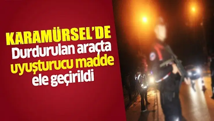 Karamürsel Emniyet yine uyuşturucuya geçit vermedi!