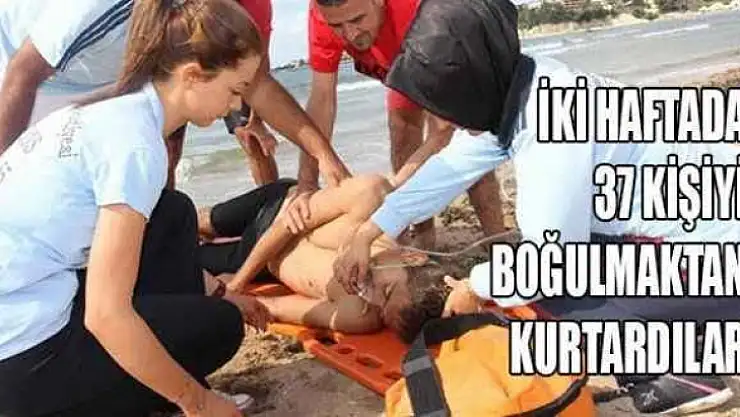 Karamürsel genelinde 37 kişi bogulmaktan kurtarıldı