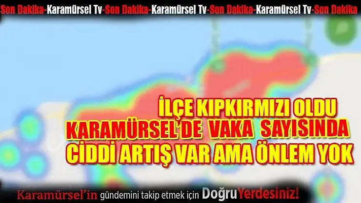 Karamürsel hızla kızarmaya devam ediyor!