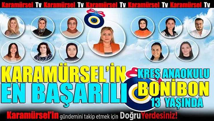 Karamürsel'in en başarılı kreş anaokulu 13 yaşında
