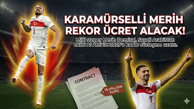 Karamürsel'in Gururu Merih Demiral'dan Rekor İmza!