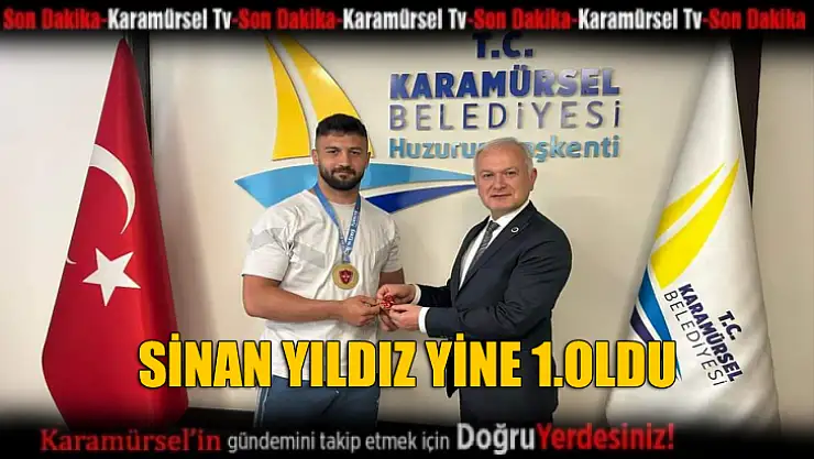 Karamürsel'in Parlayan Yıldızı Sinan Yıldız Birincilik Kazandı