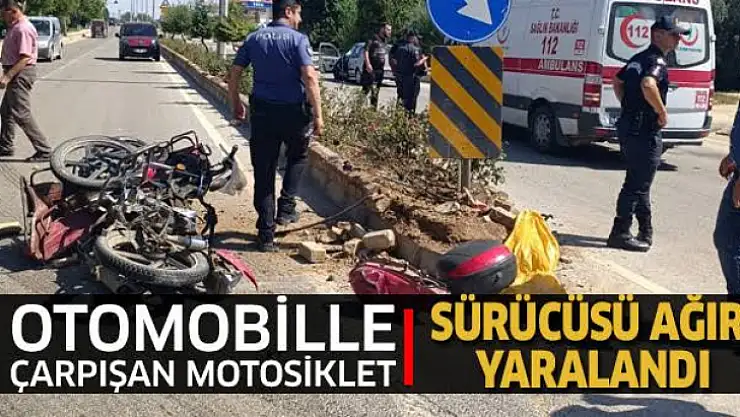 Karamürsel'in sevilen esnafi motosiklet kazasında ağır yaralandı