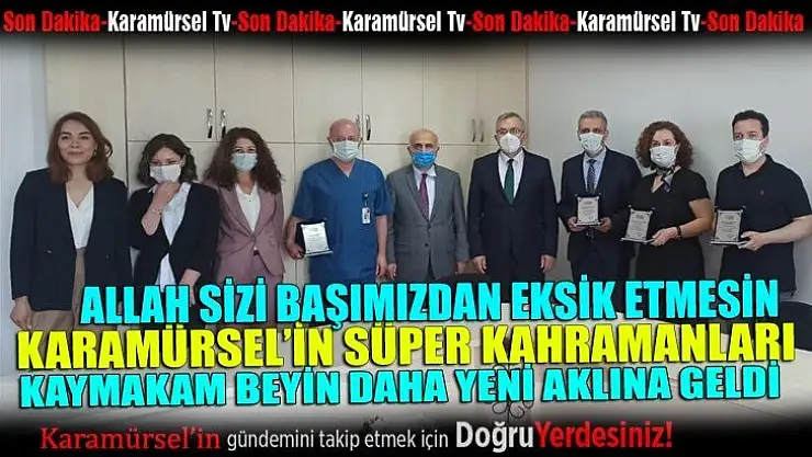 Karamürsel'in süper kahramanları sonunda hatırlandı!