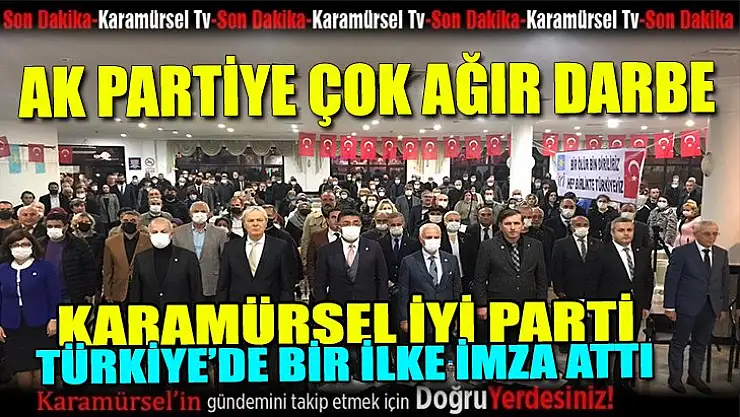 Karamürsel İYİ Parti Türkiye'de bir ilke imza attı