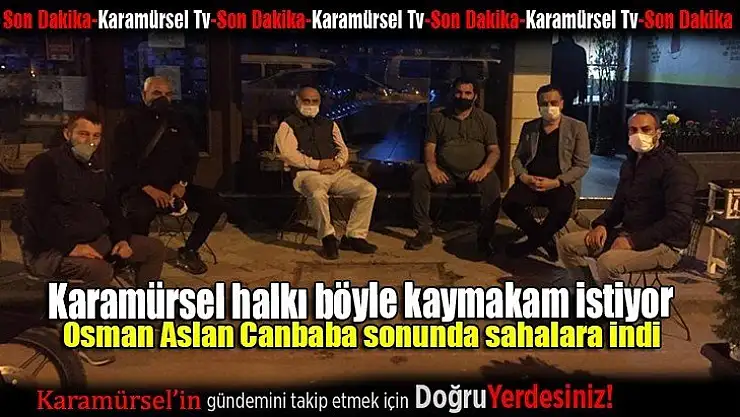 Karamürsel Kaymakamı sonunda sahalara indi!