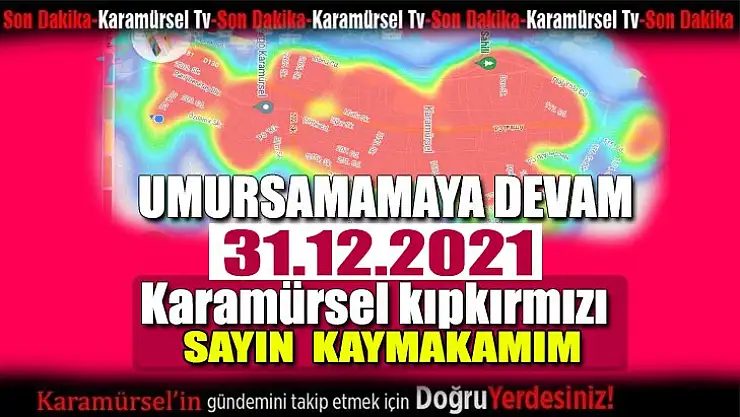 Karamürsel kıp kırmızı!