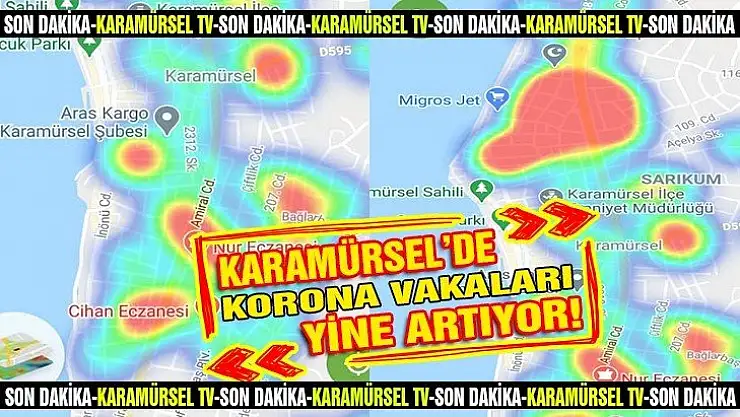 Karamürsel korona vakaları yine artıyor!