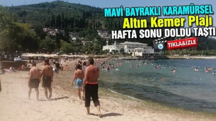 Karamürsel Plajları doldu taştı