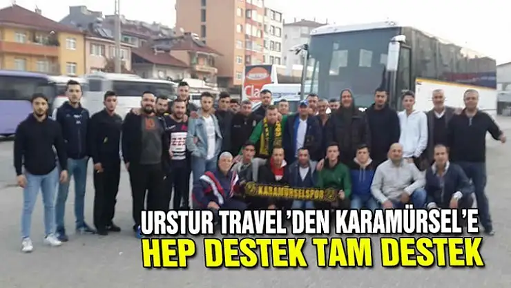 Karamürsel Spor taraftarına tam destek, hep destek