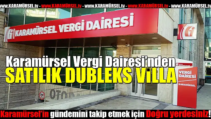 Karamürsel vergi Dairesi'nden satılık