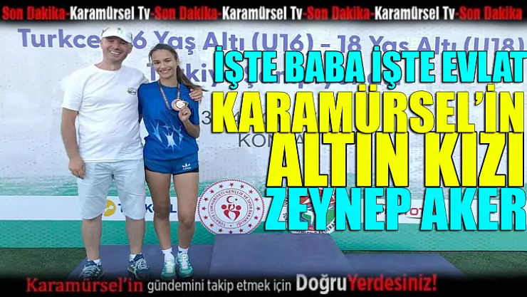 Karamürselli baba ve kızın muhteşem başarısı