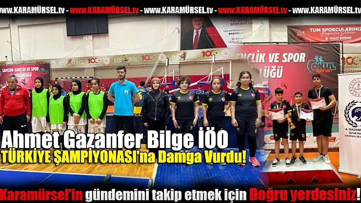 Karamürselli gençler Türkiye Şampiyosu'na Damga Vurdu!