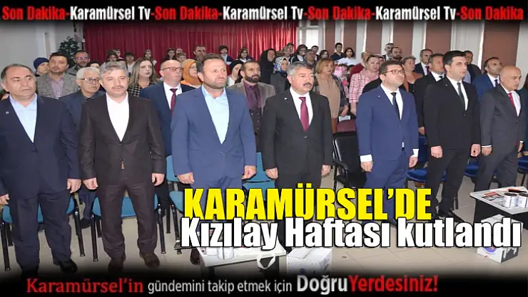 Kızılay Haftası Karamürsel'de kutlandı