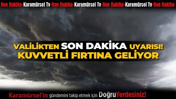 Kocaeli'de Sıcaklıklar Düşüyor! Valilik Uyardı