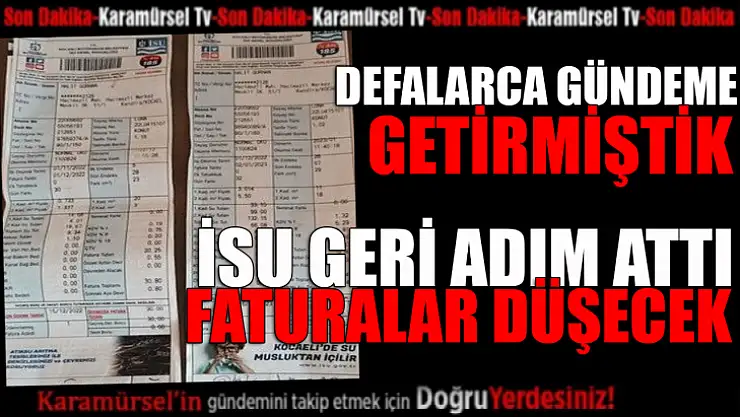 Kocaeli'de Su Faturaları İçin Flaş Karar: TÜFE Zammı İptal Edildi