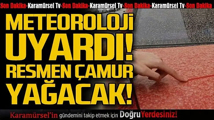 Kocaeli geneli Valilik uyardı! Çamur yağacak