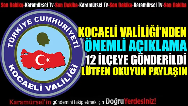 Kocaeli genelinde alınan bayram tedbirleri açıklandı