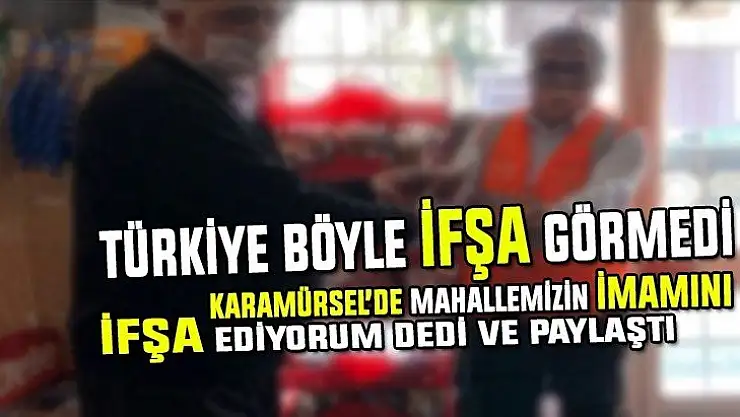 Mahalle imamını ifşa ediyorum diyen genç öyle bir paylaşım yaptı ki!