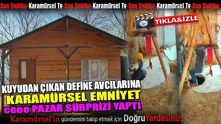 Metrelerce kuyu kazan define avcılarına suçüstü!