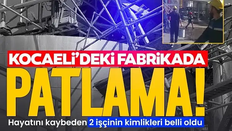 Patlamada hayatını kaybedenlerin kimlikleri belli oldu!