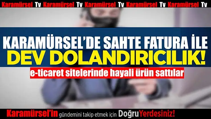 Sahte fatura operasyonu 3 kişi yakalandı!
