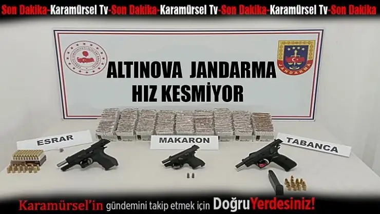 Silah ve sigara kaçakçılığı 2 şüpheli gözaltına alındı