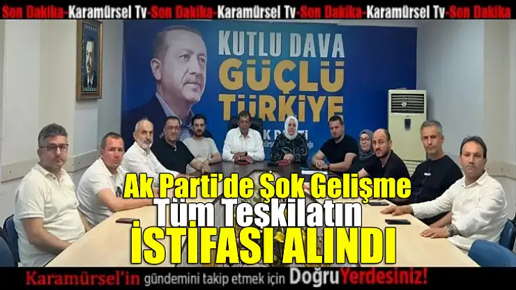 Şok Gelişme: Karamürsel Teşkilatının İstifası Alındı!