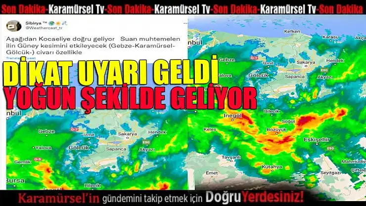 Son Dakika Meteoroloji'den Kuvvetli sağanak uyarısı!