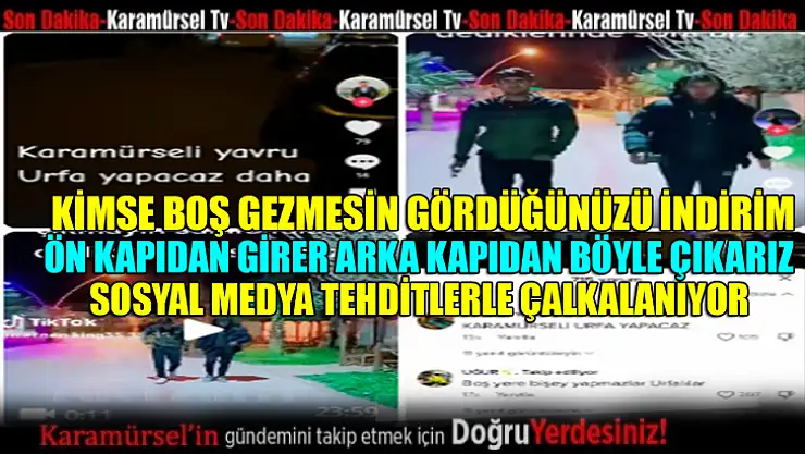 Sosyal medyada tehdit mesajları havada uçuşuyor