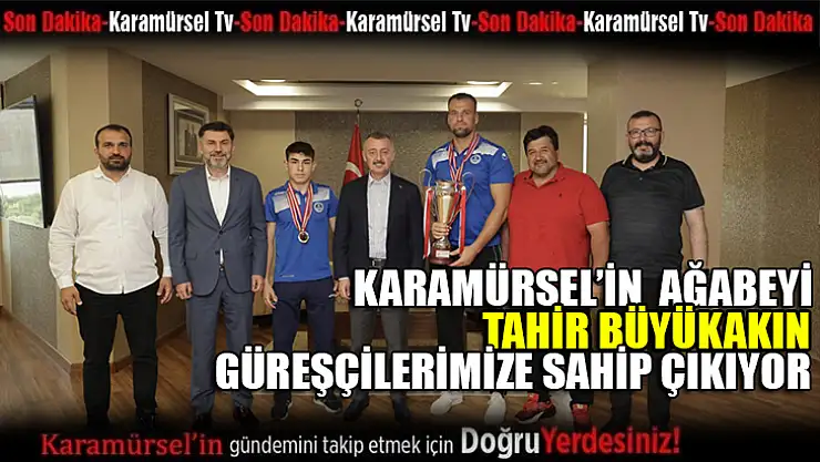 Tahir Büyükakın güreşçilerimize sahip çıkmaya devam ediyor