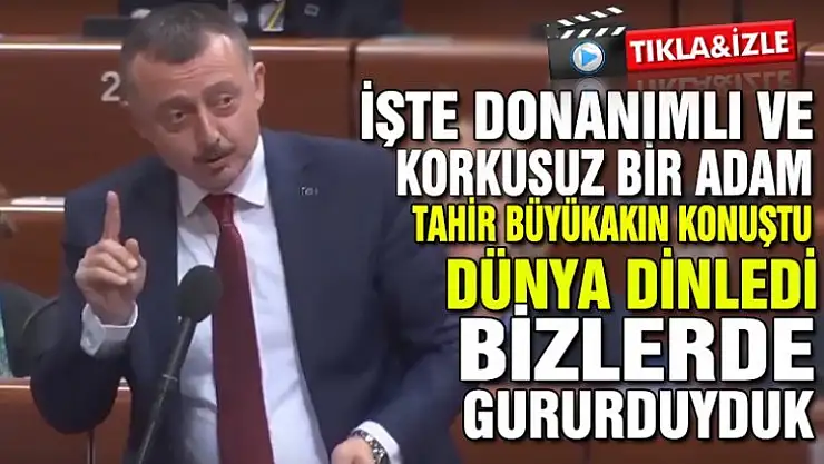 Tahir Büyükakın konuştu
