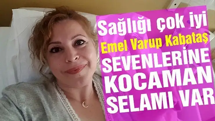 Tümör alındı! Sağlığı çok iyi.