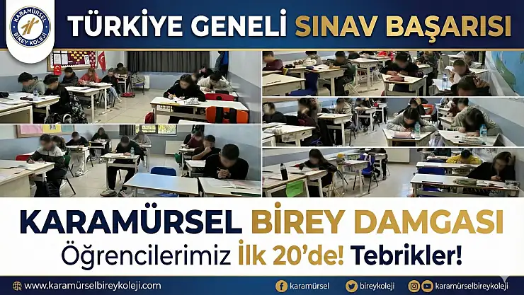 Türkiye Geneli Değerlendirme Sınavına Karamürsel Damga Vurdu