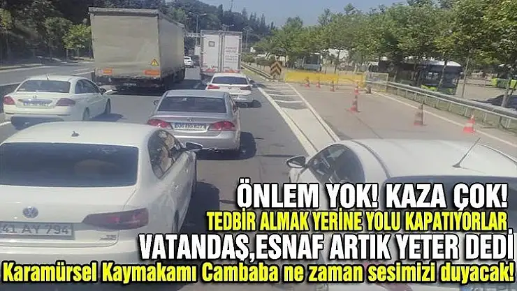 VATANDAŞ İLÇE KAYMAKAMINA SESLENDİ YETER ARTIK!