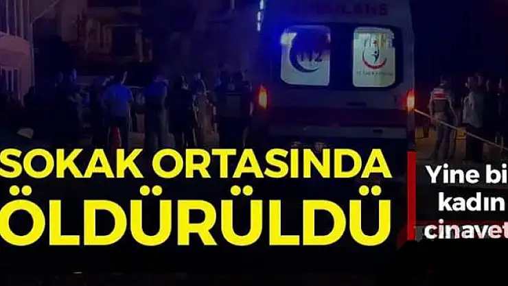 Yine bir kadın cinayeti!
