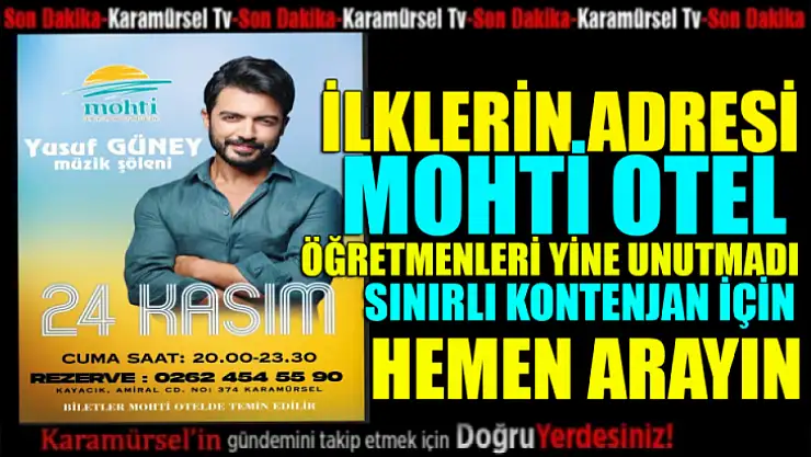 Yusuf Güney Karamürsel'e geliyor