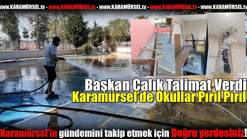Başkan Çalık'tan Temizlik ve Bakım Hamlesi