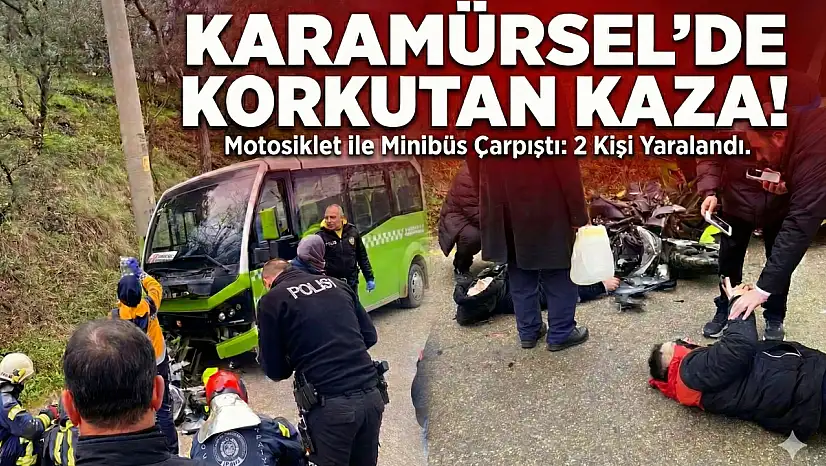 Çamçukur Yolunda Korkutan Kaza: 2 Yaralı!