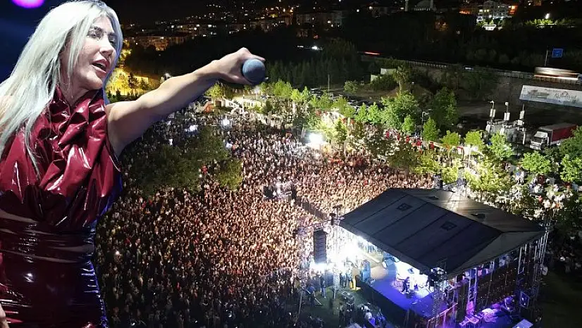 Hande Yener binlerce kişiyi doyasıya eğlendirdi