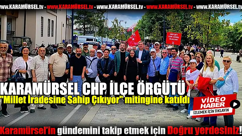Karamürsel CHP İlçe örgütün 'den Düzce çıkarması