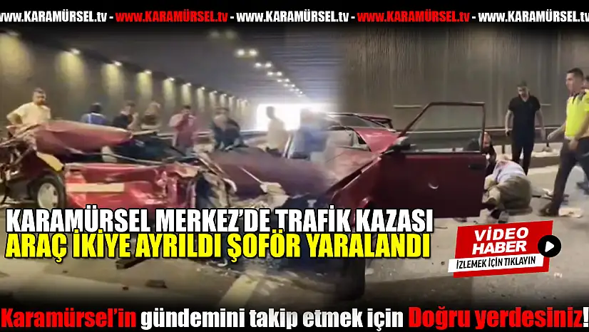 Karamürsel D-100 Karayolu'nda Korkutan Kaza