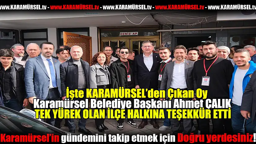 Karamürsel'de binlerce vatandaş sandığa gitti