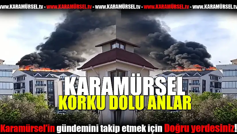 Karamürsel'de korkutan yangın!