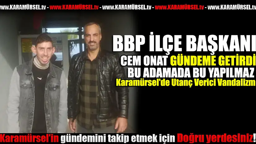 Karamürsel'de Utanç Verici Vandalizm