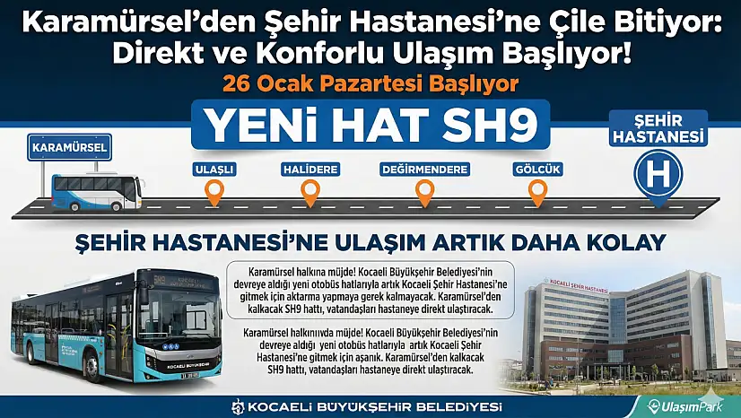 Karamürsel'den Şehir Hastanesi'ne Çile Bitiyor