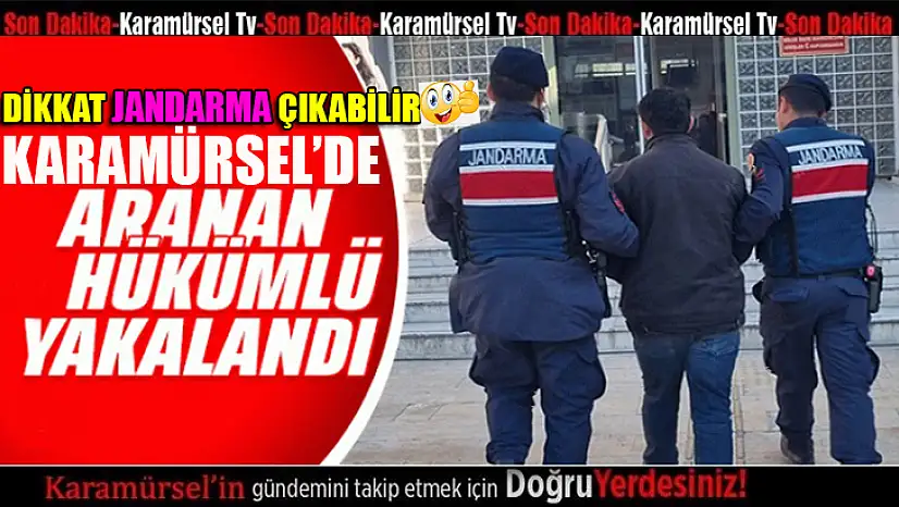 Karamürsel Jandarma hız kesmiyor! Aranan şahıs yakalandı